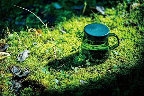 CAPTAIN STAG Coffee Coffee Server 470ml with Lid and Scale KOKAGE/Green CS Forest Cafe Made In Japan UW-3562