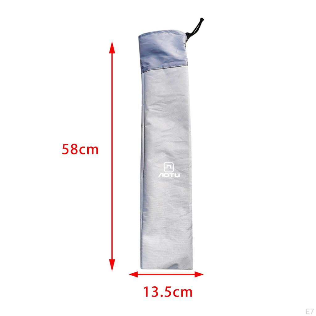 Outdoor Camping Tent Pegs Storage Case Drawstring Carrying Pouch for Trekking Canopy Fishing Hiking