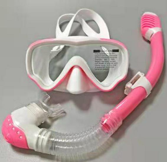 Full Face Kids Snorkel Set with Anti-Fog Diving Mask and Goggles