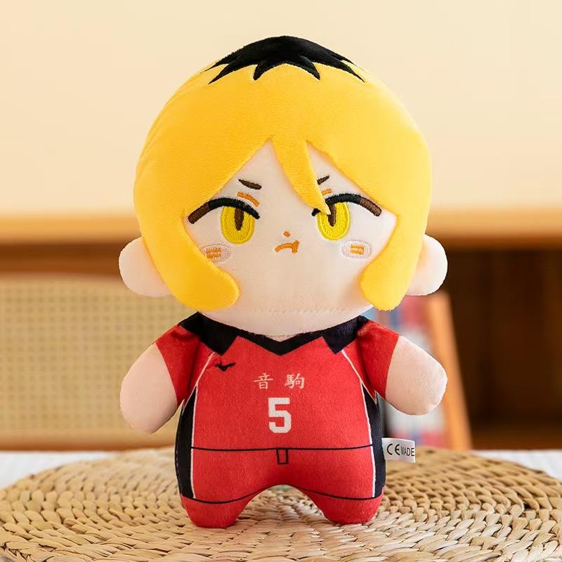 Anime Haikyuu!! Plush Toys Cute Shoyo Kenma Plushie Kawaii Bokuto Tsukishima Soft Doll Room Decor Collection For BIrthday Gift