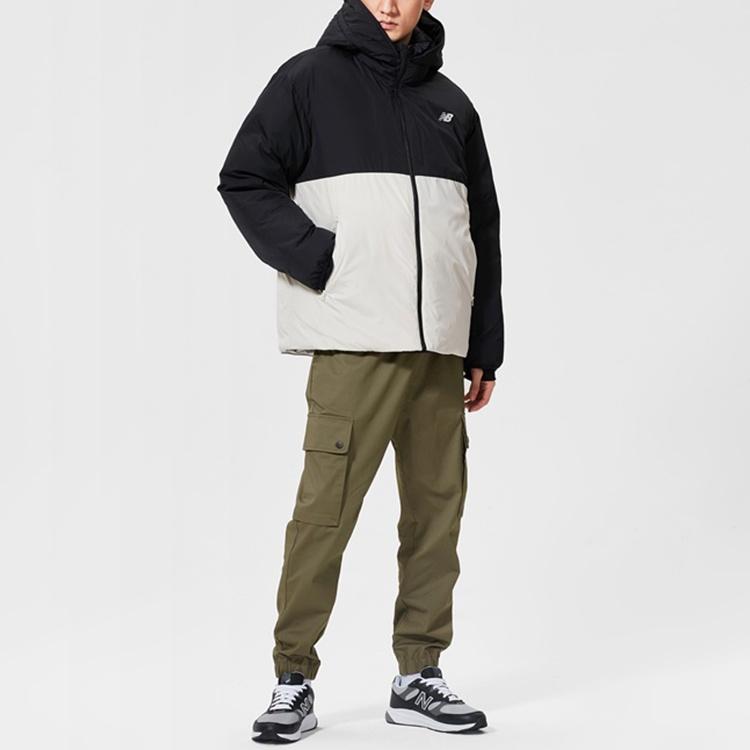 New Balance Sport Color Block Jacket Asia Sizing 'Black White' Men's NPA4S013BK