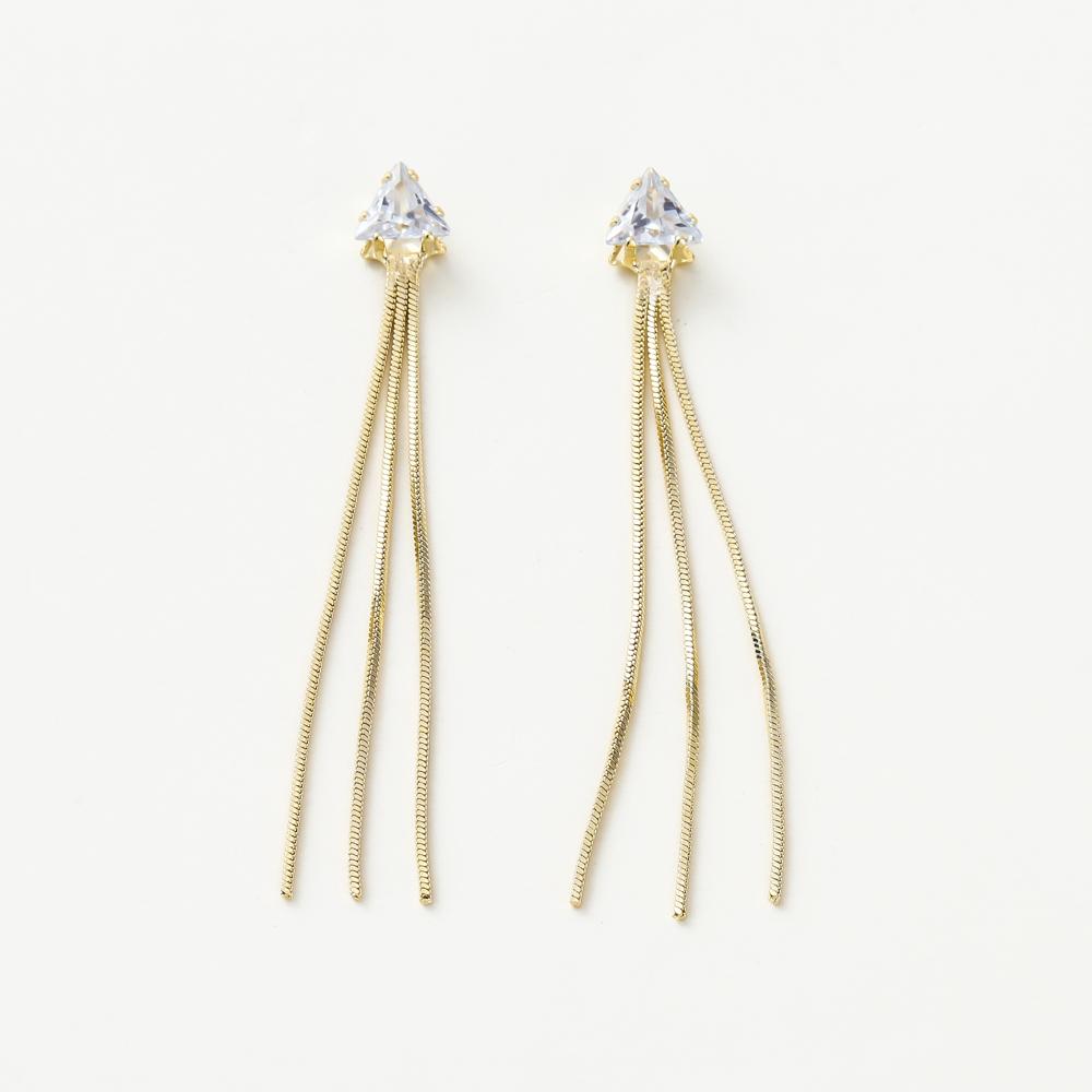 2pcs/lot 14K 18K Gold Plated Brass Zircon Tassel Butterfly Pendants For DIY Jewelry Making Earrings Accessories 2pcs