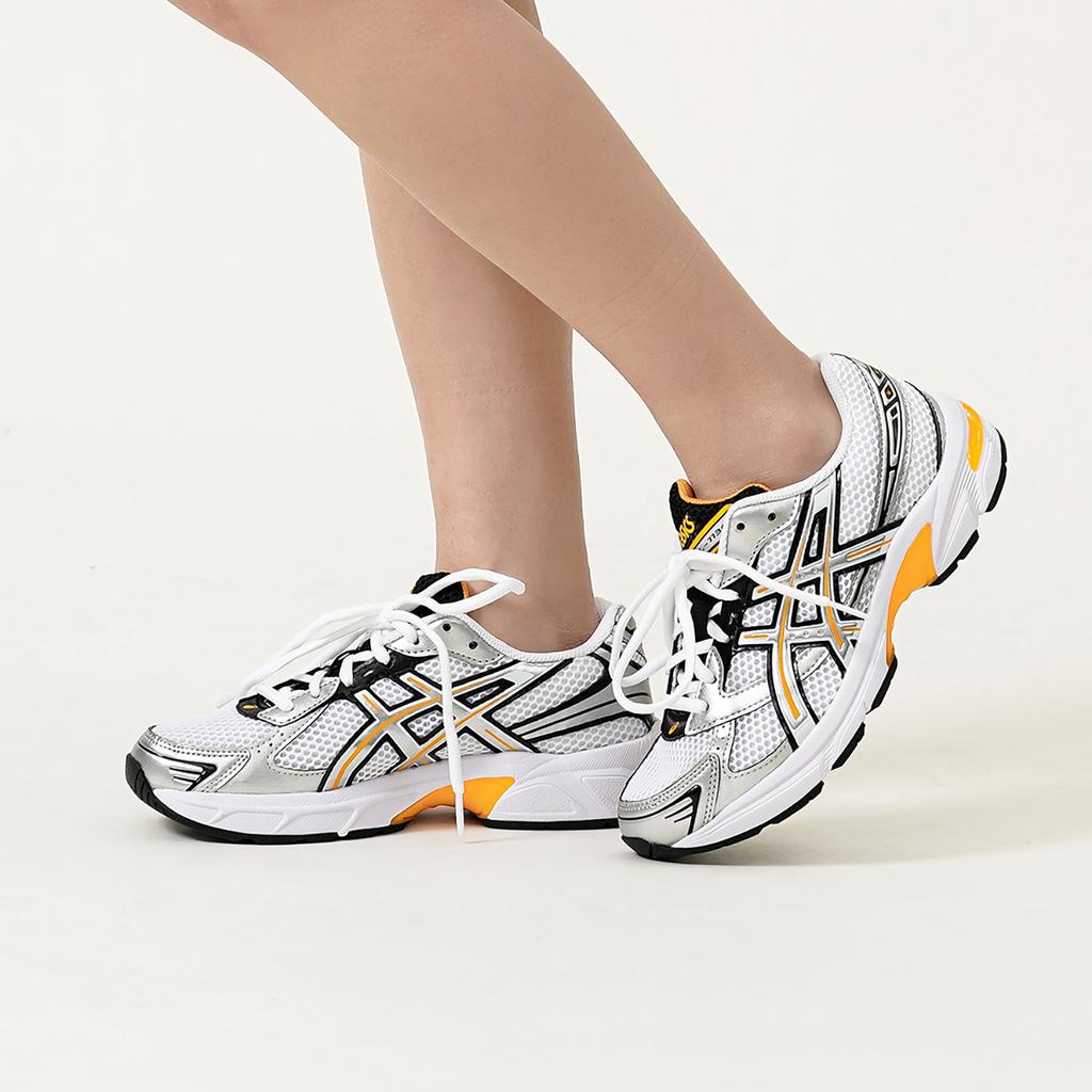Asics Gel 1130 Bianco Argento Puro Giallo Donna 1202A164-106