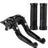 CNC Aluminum Brake Clutch Lever Perch With Grip Cover Suzuki GSX-R 600 750 1000 Motorcycle Upgrade