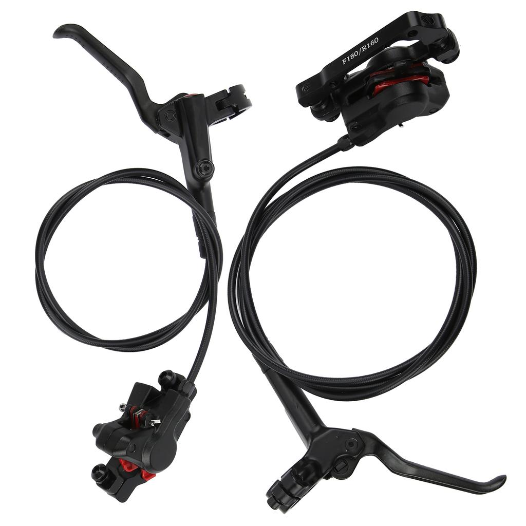 1 Pair Bicycle Hydraulic Disc Brake Mountain Bike Front and Rear Brake Levers Set