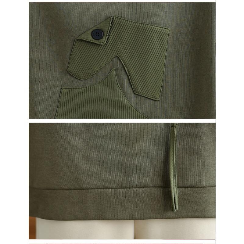 Dimanaf 2025 Women Plus Size Pullover Long Sleeve Solid Tops Tees Spring O-Neck Casual Lady Loose Shirt