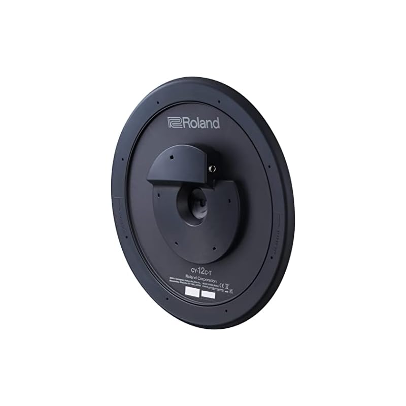 Roland CY-12C-T V-Cymbal Pad - Crash, 12-inch, Slim, Supports Choke Technique, for Home Practice