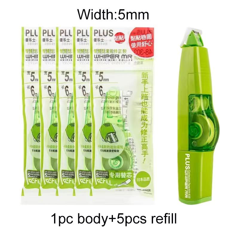 

6M PLUS Коригувальна стрічка Змінні заправки Інструмент для корекції канцелярських товарів Корекція білого кольору Подарунки студентам Офіс Шкільне приладдя