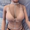 Seksi Moda Avrupa ve Amerika Rhinestone Pençe Zincir Göğüs Zinciri Vücut Zinciri Takı Romantik Giyim Uzun Kolye Takı
