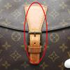 Louis Vuitton Monogram Geneufeille Shoulder Bag Monogram Canvas Brown M51227 Used