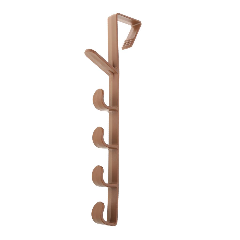 Over The Door Hook Plastics Heavy Duty Over Door Hanger Holder for Coat Robe Clothes Towel Hanging Bathroom Organizer