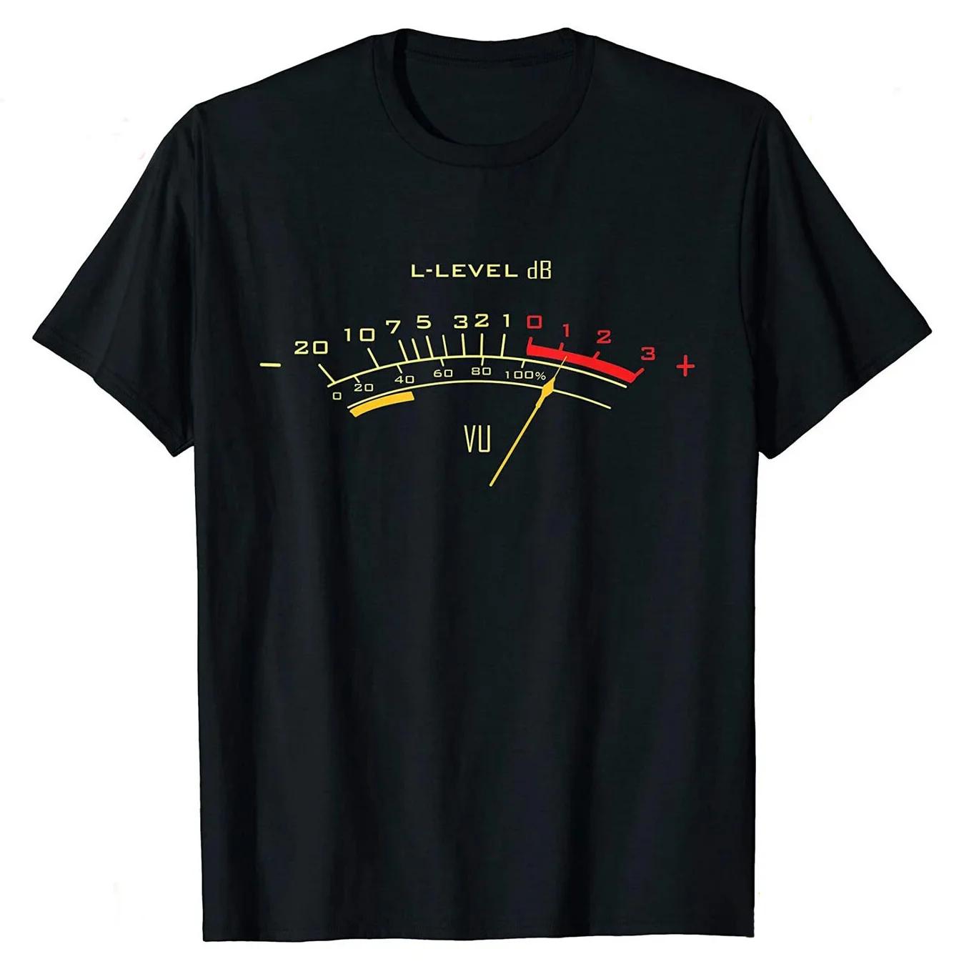 

Funny Sound Engineer Analog VU Meter TShirt 100 Cotton ONeck Summer Short Sleeve Casual Mens Tshirt Size S3XL S