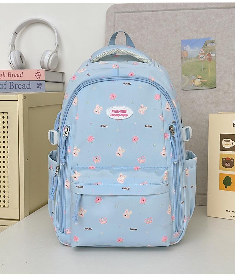 Summer new primary school students cute schoolbag, college students sweet girl schoolbag large capacity backpack