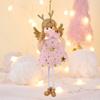 Christmas Tree Ornament Deer Angel Doll Design Hanging Ornament Party Home Wall Door Hanging Ornament