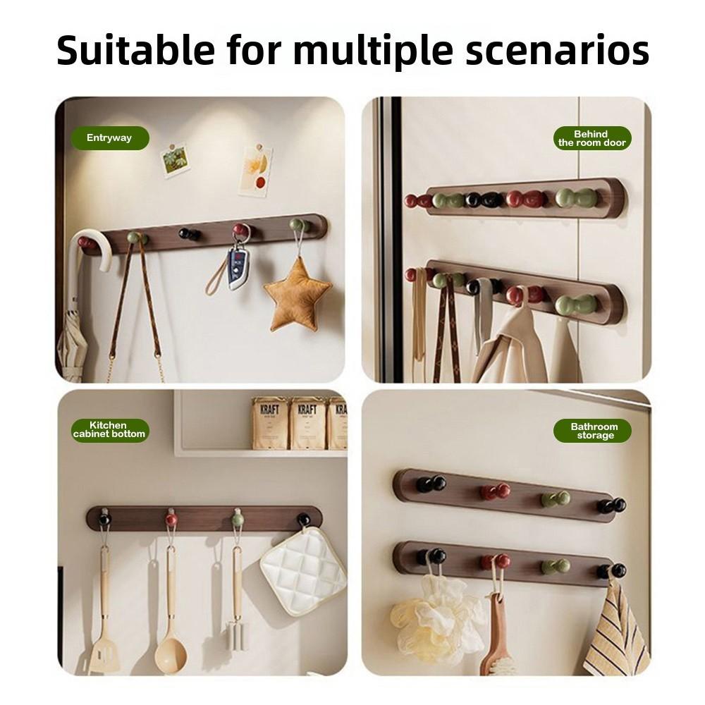 Adhesive Wall Hooks Strong Load-bearing Key Holder New Towel Hook  Kitchen