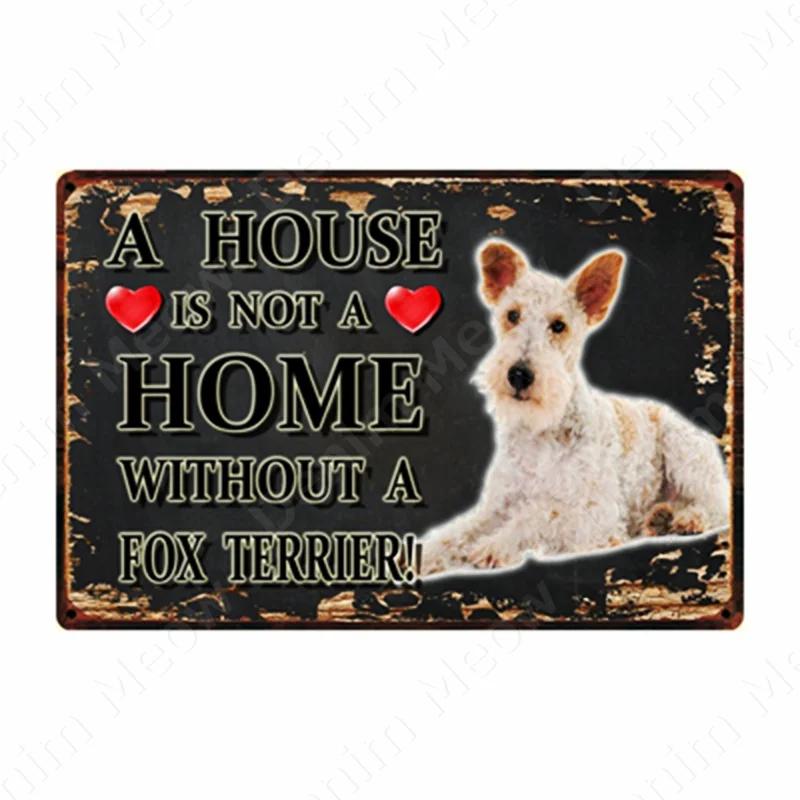 A House Is Not A Home Without A Dog Plaque, Vintage Metal Tin Signs, Bar, Cafe, Home Decor, Springer Spaniel, Wall Art Poster