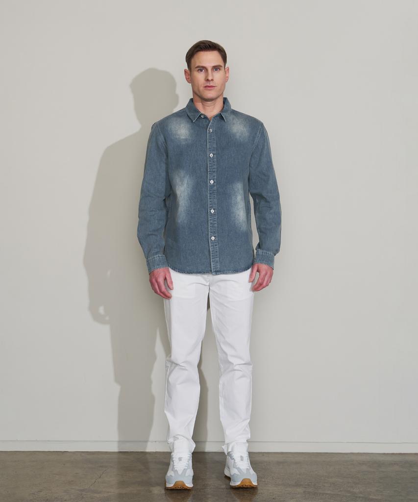 PANICALE White Cotton Chino Pants