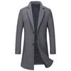 Autumn and Winter New Korean Version Men's Woolen Coat Non-ironing Cotton Wool Coat Slim Men