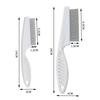 2PCS Stainless Steel Dense Teeth Pet Grooming Comb 14cm 18cm Size Detangling Comb  for Hair Shedding