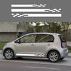 Fashion Racing Stripes Car Stickers Decoration for Skoda Fabia Karoq Citigo Visions SuperB The Yeti Octavia Vinyl Sticker