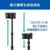 Velbon Monopod Pole MPP50 Extension Rod Tripod Extender 501141 Black Telescopic Maximum Elevator Extension 51.5cm