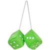 Custom 3D Square Dice Plush Toy with Logo for Car Pendant
