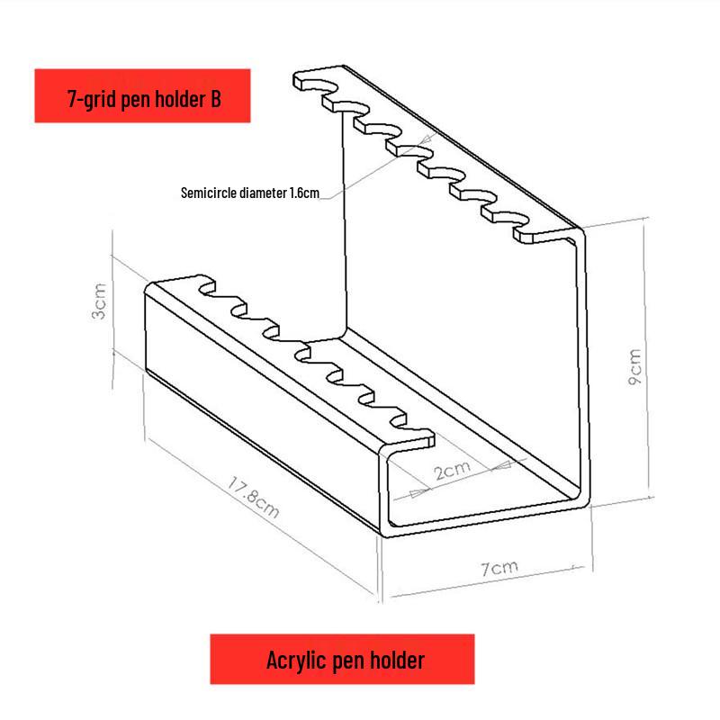 Acrylic Pen Tray Holder for Fountain Pens - New Display & Storage Solution