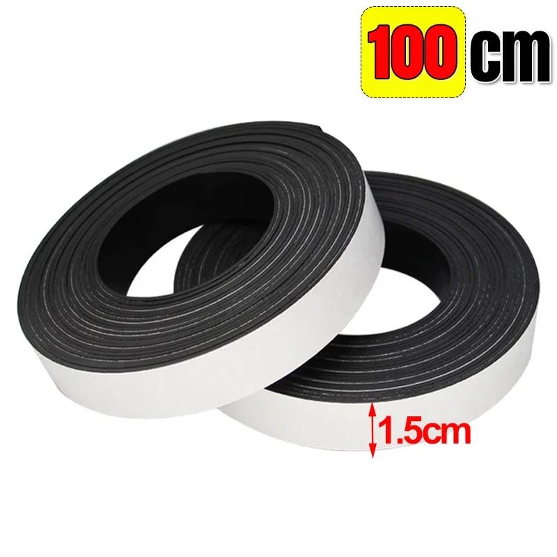 10-1 Rollen Sterke Magnetische Tape Strip Universele Zelfklevende Flexibele Plakkerige Magneetbanden Voor Koelkast Whiteboard DIY Knutsel Gereedschap