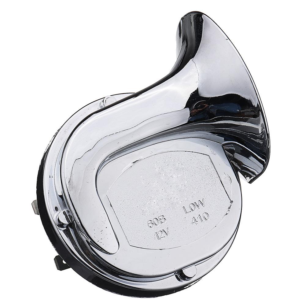 2Pcs 12V 120dB Car Horn Motorcycle Universal Chrome Dual Tone Air Snail Horn Car Accessories New