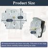 115V 60Hz W10185969 Dryer Timer Replacement for WPW10185969 1481698 PS11749824 7MWG45500SQ1 7MWG45500ST Mounting