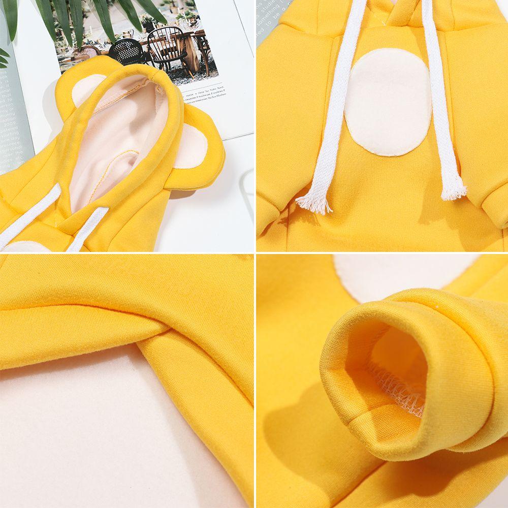 Süße Tiere Kostüm Winter Outfit Haustier Hoodie Bär Welpe Mantel Hund Overall Hund Winterkleidung