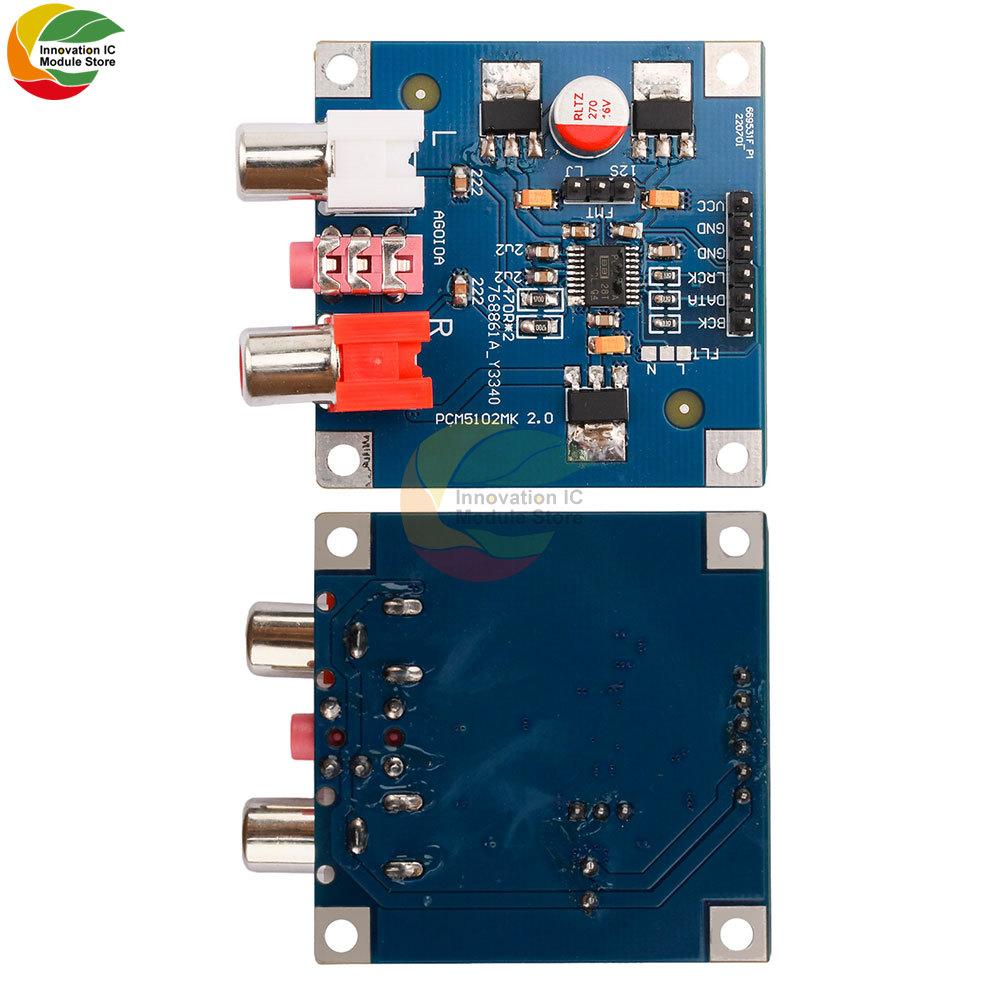 

Плата ЦАП-декодера PCM5102 PCM5102A з входом I2S 32Bit 384K для плеєра Red Core Підтримує формат I2S / вирівнювання по лівому краю