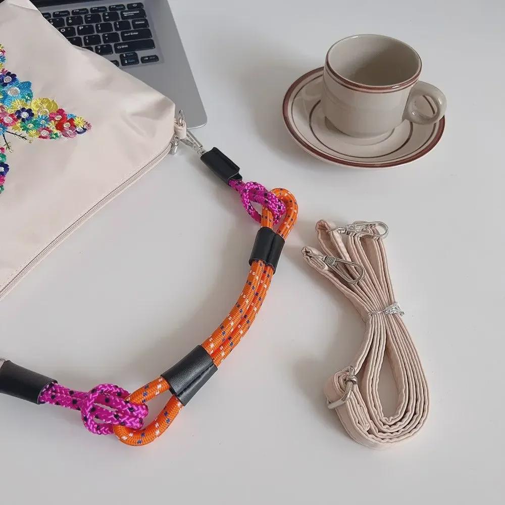 Women's Japanese Style Embroidered Shoulder Bag - Large Capacity, Portable Fashion Toiletry Storage