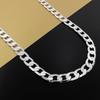Special Offer Silver Color Necklace for Men's 20/24 Inches Classic 8MM Chain Luxury Jewelry Wedding Christmas Gifts