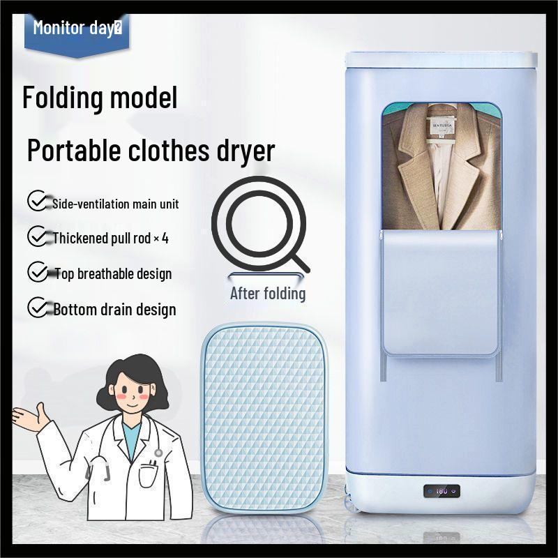 Przenośna Automatyczna Suszarka i Prasowarka do Ubrań: Składany, Sterylizujący, Wyprodukowany w Niemczech do użytku domowego