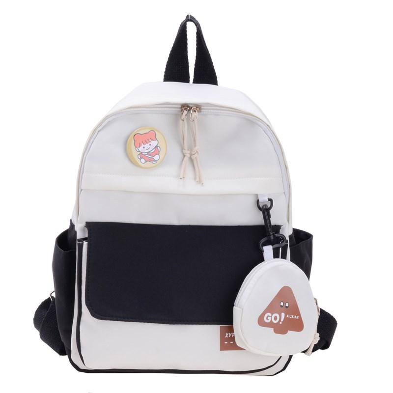 

Children s new kindergarten small schoolbag contrasting colors travel backpack 3-6 years old fashionable, lightweight and cute backpack
