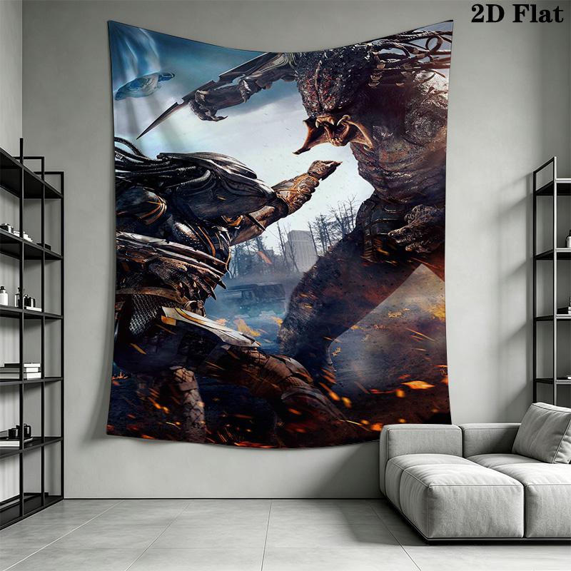 Predator Vs Alien Epic Space Battle Bedding 1 Duvet Cover 2 Pillowcase Without Core Bedding Set Soft And Comfortable