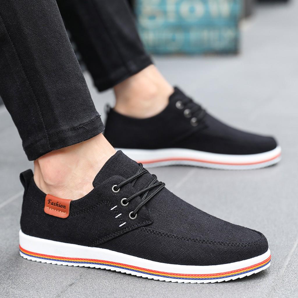 Fashion Men Shoes Outdoor Canvas Casual Shoes Comfortable Summer Men