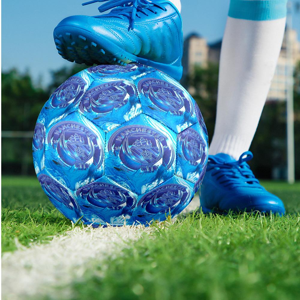 Manchester City Theme Size 5 Match Soccer Ball Professional Outdoor Football Soft Touch Training Ball
