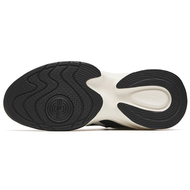 Anta Comfortable Cushioning Slip Resistant Abrasion Resistant Low top Training Shoes Women's White Black 122247756-8