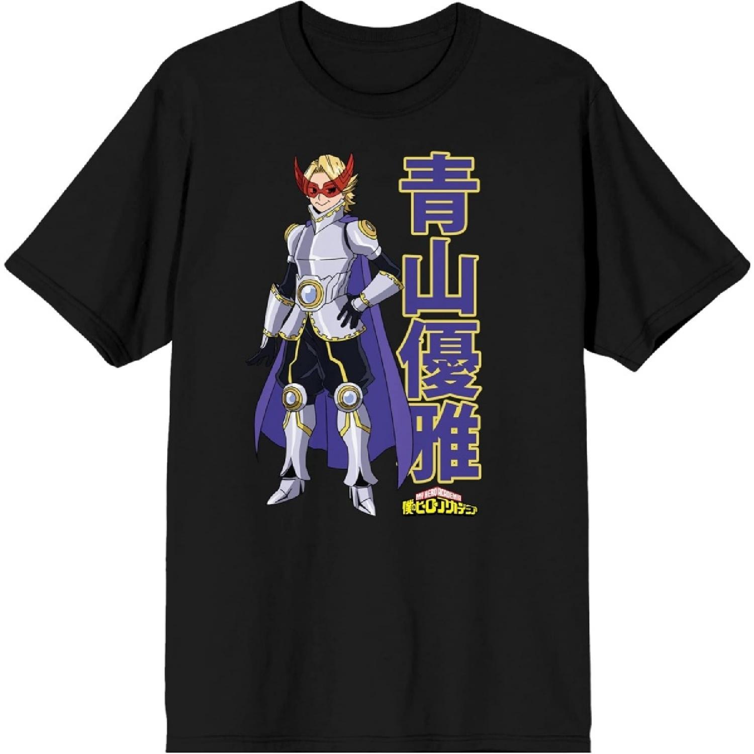 My Hero Academia Yuga Aoyama Men s Black T-shirt XXXXXL разноцветный