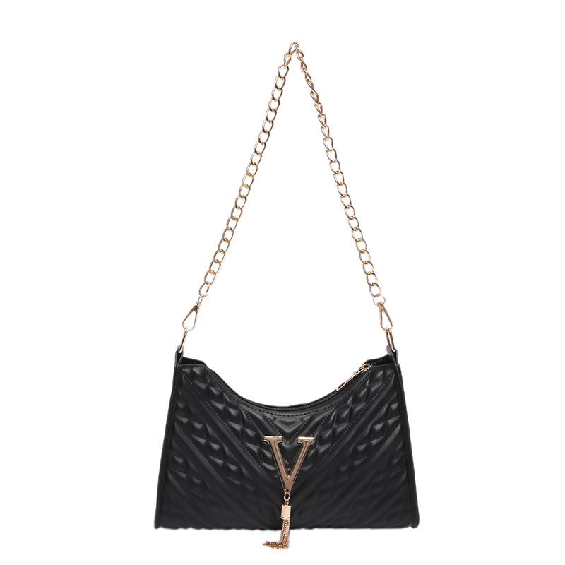 

Маленькая квадратная сумка с текстурной кисточкой, модная сумочка, простая в иностранном стиле, женская сумка из полиуретана, универсальная сумка через плечо чёрный