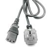 UL White US 3-Pin Power Cord for American Air Purifier Sterilizer