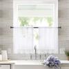 Simple Solid Color Short Curtain Living Room Bedroom Kitchen Counter Partition Curtain Curtain Gauze Curtain