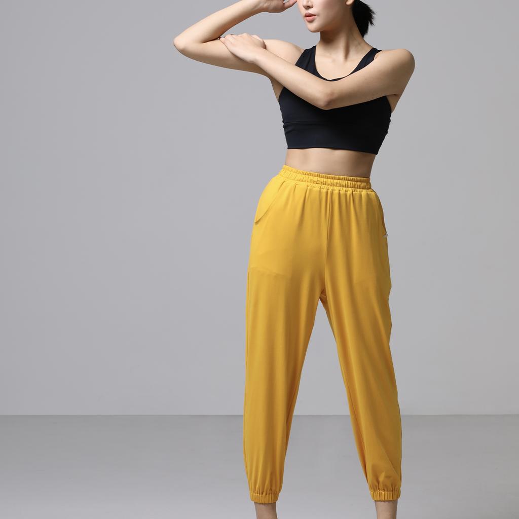 Aolda Sienna Jogger Pants (Yellow)