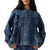 Levis x Sacai Denim Jacket Medium Wash Women Outerwear Blue 0035E0001