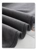 Women's Gray Woolen High-Waist Scimitar Pants - 2024 Autumn/Winter Collection