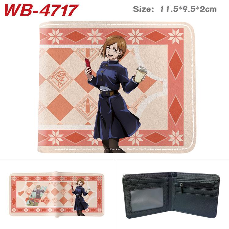 Jujutsu Kaisen Anime Wallet Gojo Satoru Yuji Itadori Print Short Bifold Card Holder Coin Purse PU Leather for Men Women 1pcs