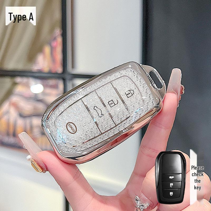 Key Cover for Toyota Camry, RAV4, Corolla, Highlander, Levin, Velanda, and Asia Dragon