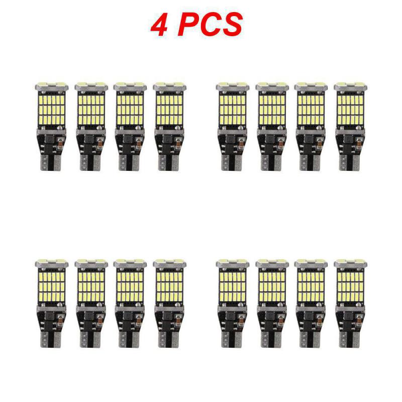 1~4PCS 2x Canbus T15 W16W LED Bulbs Reverse Lights 4014SMD Car LED Back Up Rear Lamp For 5 Series E60 E61 F10 F11 F07 Mini